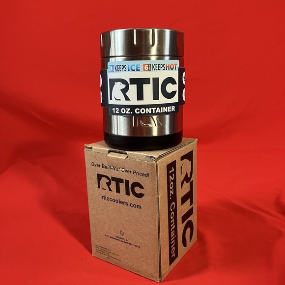 RTIC 12 oz Stainless Steel Food Container / Insulated For Hot And Cold / 635 - Picture 1 of 10